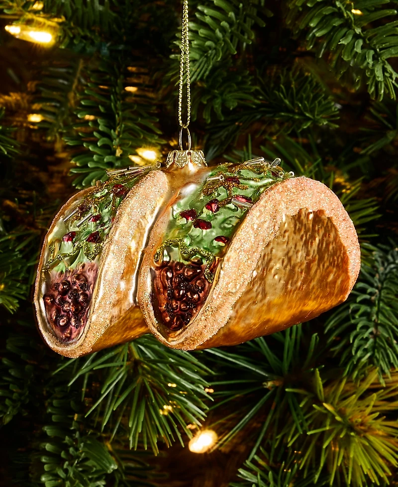 Holiday Lane Foodie & Spirits Tacos Ornament, Macy's Exclusive