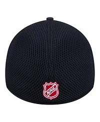 New Era Men's Navy Montreal Canadiens Logo 39THIRTY Flex Hat
