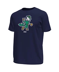 Under Armour Men's Navy Notre Dame Fighting Irish Golf Leprechaun Tech Stretch T-Shirt