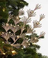 Holiday Lane Gilded Glamour Leaves Pick, Macy's Exclusive