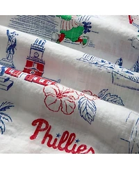 Reyn Spooner Men's White Philadelphia Phillies Scenic Tri-Blend Button-Down Shirt