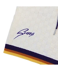 Authmade Men's and Women's Cream Phoenix Suns Solar Flare Premium Knit Shorts