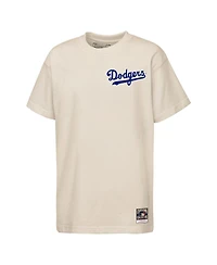 Mitchell & Ness Big Boys and Girls Jackie Robinson Natural Los Angeles Dodgers 42 For All T-Shirt