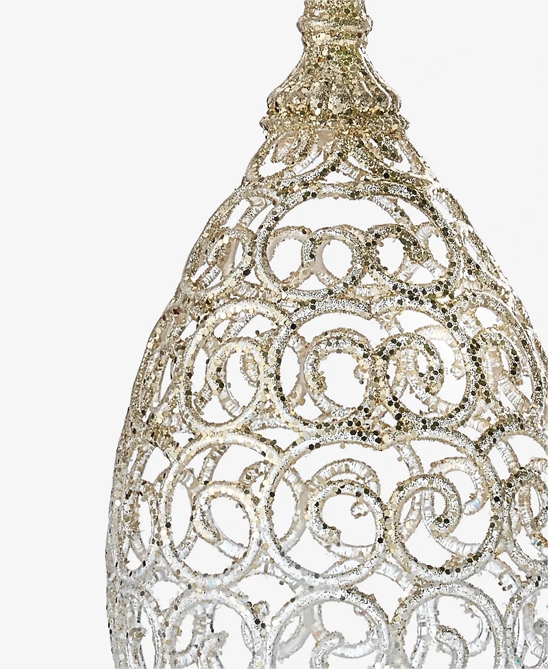 Holiday Lane Gilded Glamour Finial Ornament, Macy's Exclusive