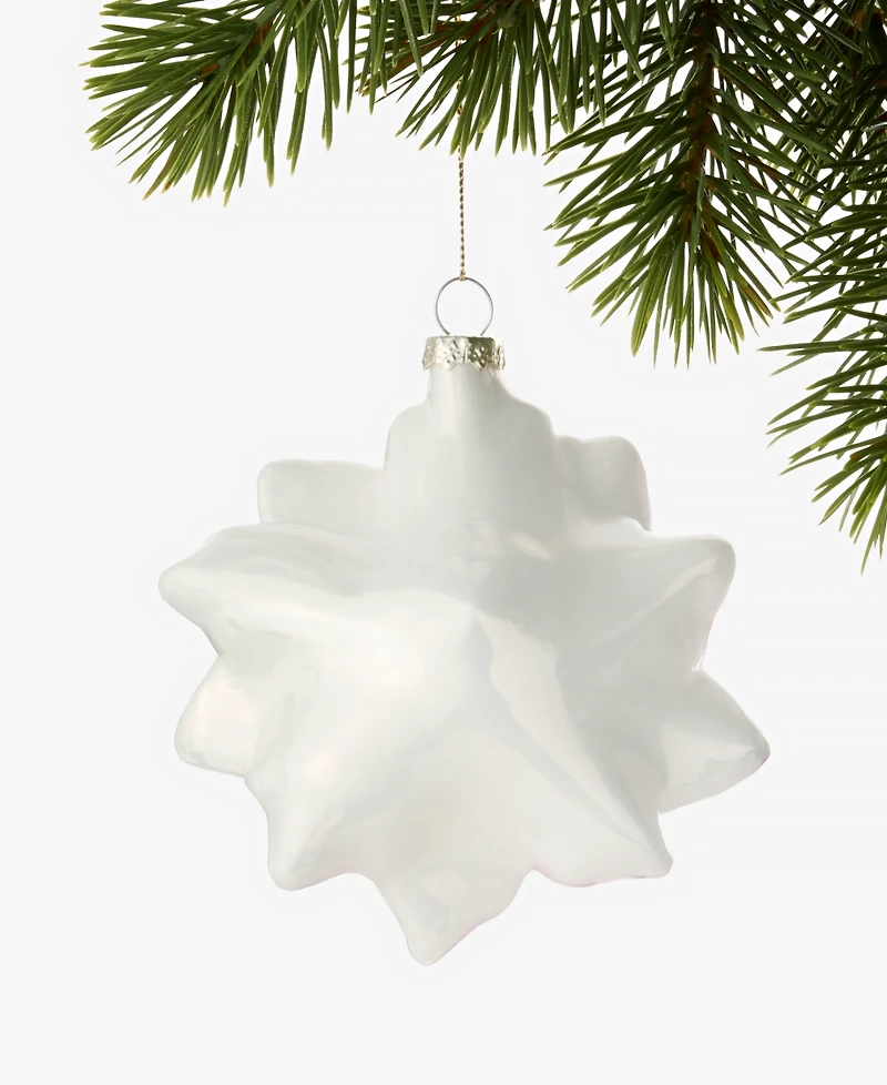Holiday Lane Holiday Toile Flower Ornament, Macy's Exclusive