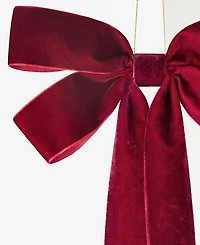 Holiday Lane Holiday Toile Fabric Bow Ornament, Macy's Exclusive