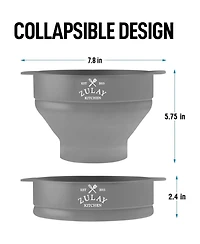 Collapsible Popcorn Maker with Lid