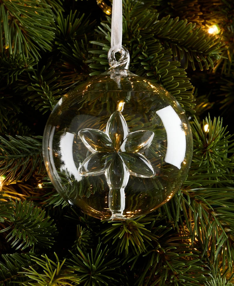 Holiday Lane Iced Delight Ball Ornament, Macy's Exclusive
