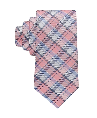 Tommy Hilfiger Men's Eastgate Plaid Pattern Classic Tie