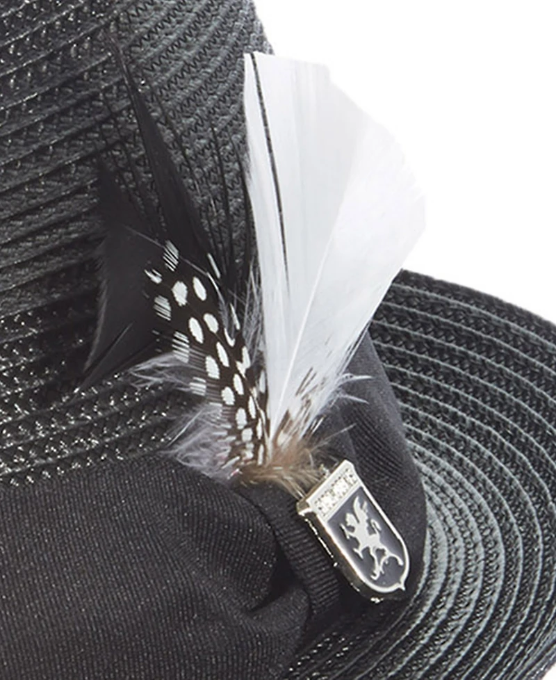 Stacy Adams Men's Polybriad Pinch Front Hat