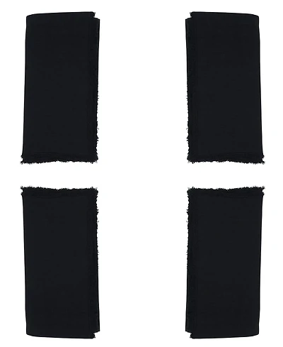 Saro Lifestyle Fringe Table Napkins, Set of 4