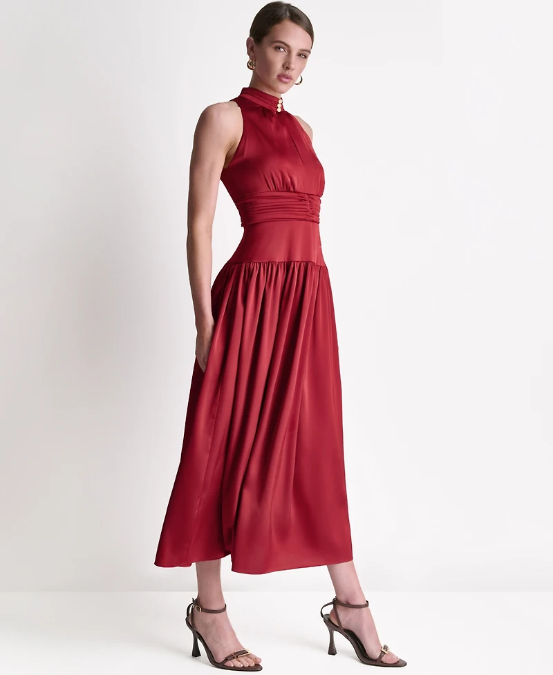 Bcbg Women's Mock Neck Maxi Dress