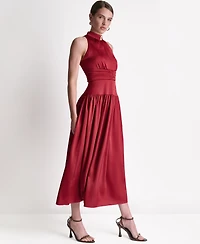 Bcbg Women's Mock Neck Maxi Dress