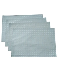 Saro Lifestyle Stitched Line Placemats, Set of 4