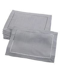Saro Lifestyle Hemstitched Border Placemats