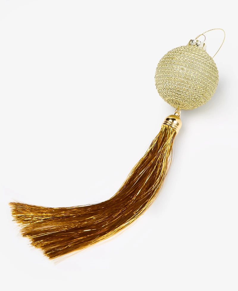 Holiday Lane Ball with Tassel Ornament, Macy's Exclusive