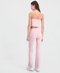 Guess Womens Syrma Cropped Sleeveless Top Syrma Flare Leggings
