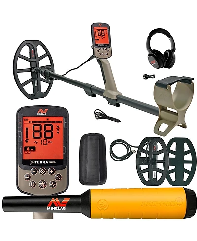 Minelab X-terra Elite Waterproof Metal Detector Expedition Pack