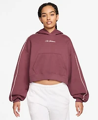 Nike Studio Fleece Women's Oversized Scallop-Trim Hoodie