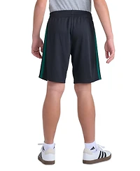 adidas Boys' 8-20 Elastic Waistband Essentials 3-Stripe Shorts