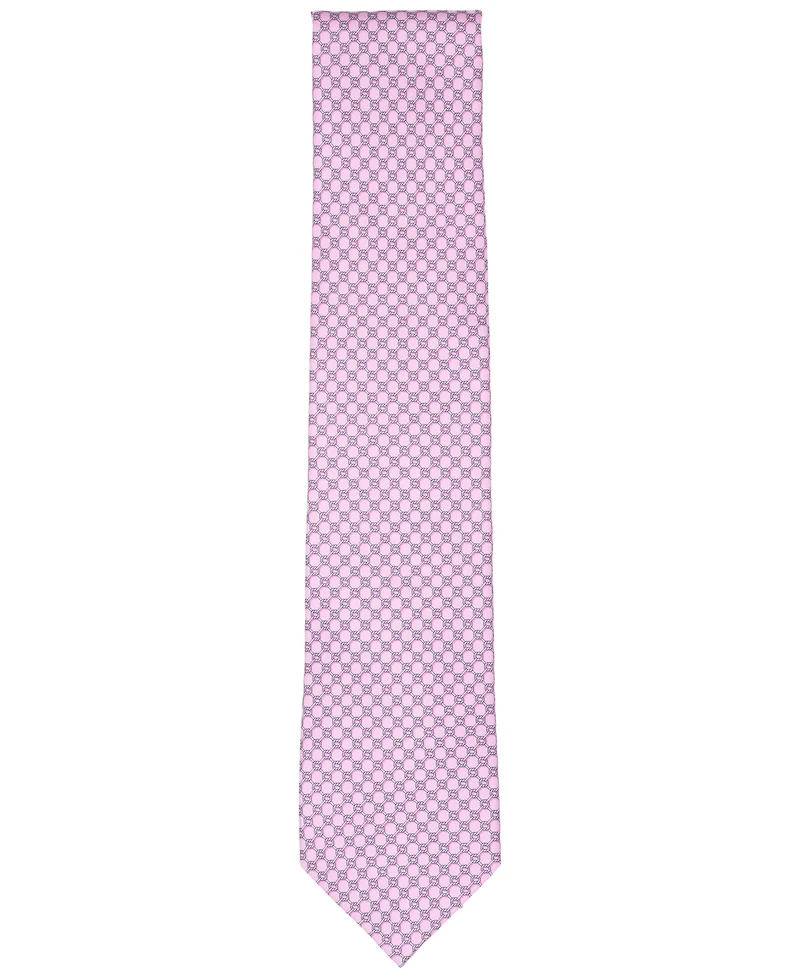 Club Room Men's Classic Design Neat Pattern Silk Tie, Macy's Exclusive