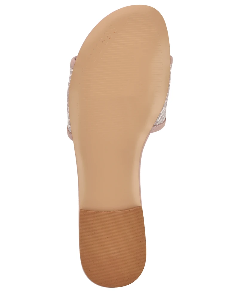 Guess Women's Hammin G Hardware Flat Slip-On Sandals