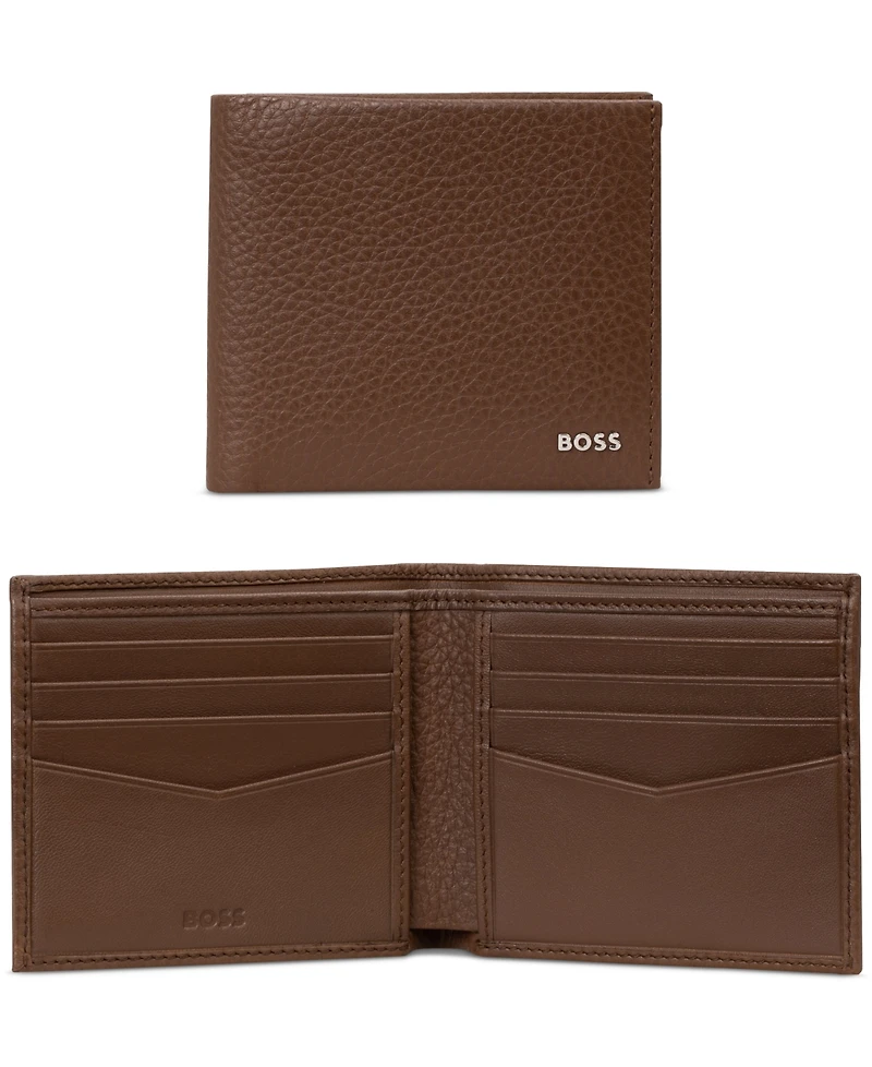 Hugo Boss Men's New Crosstown Bifold Leather Wallet