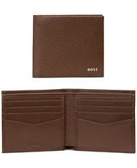 Hugo Boss Men's New Crosstown Bifold Leather Wallet