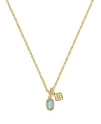 Kendra Scott 14k Gold-Plated Mini Elisa Dira Short Pendant Necklace