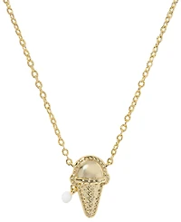 Kendra Scott Imitation Pearl Ice-Cream Short Pendant Necklace