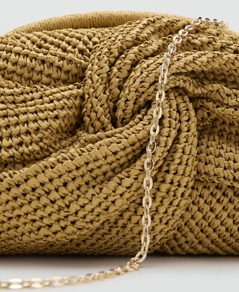Mango Women's Natural Fibre Handbag