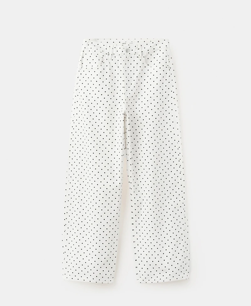 Mango Women's Polka Dot Balloon Jeans