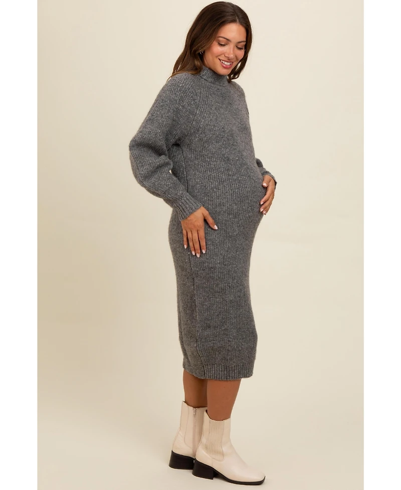 Pinkblush Maternity Midi Sweater Dress