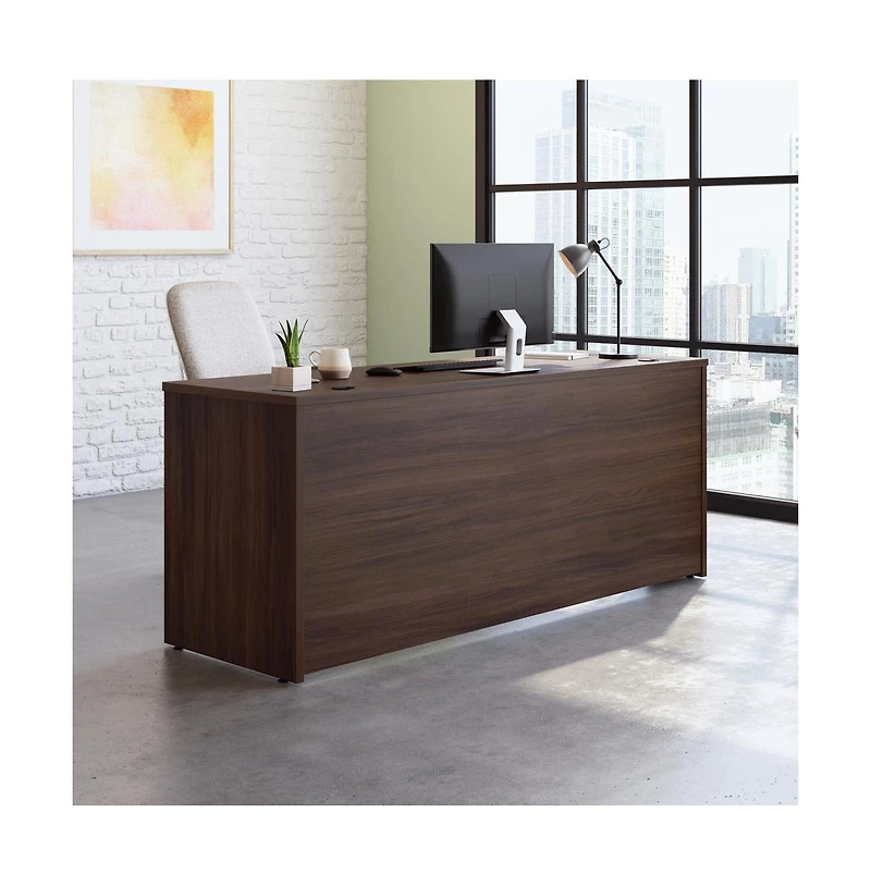 Sauder Affirm Commercial Office Desk, Hudson Elm finish