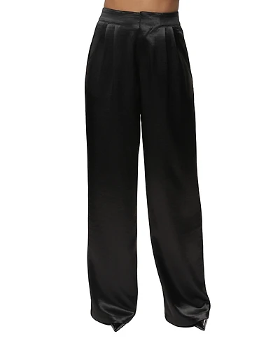 Jluxlabel Womens Thea Satin Pants
