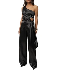 Jluxlabel Womens Thea Satin Pants