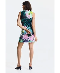 Desigual Women's Draped Floral Dress