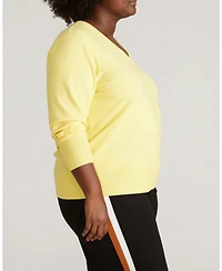 Universal Standard Plus Savvy Fine Knit V Sweater