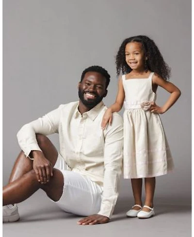 Hope Henry Mens Girls Family Matching Tan Linen