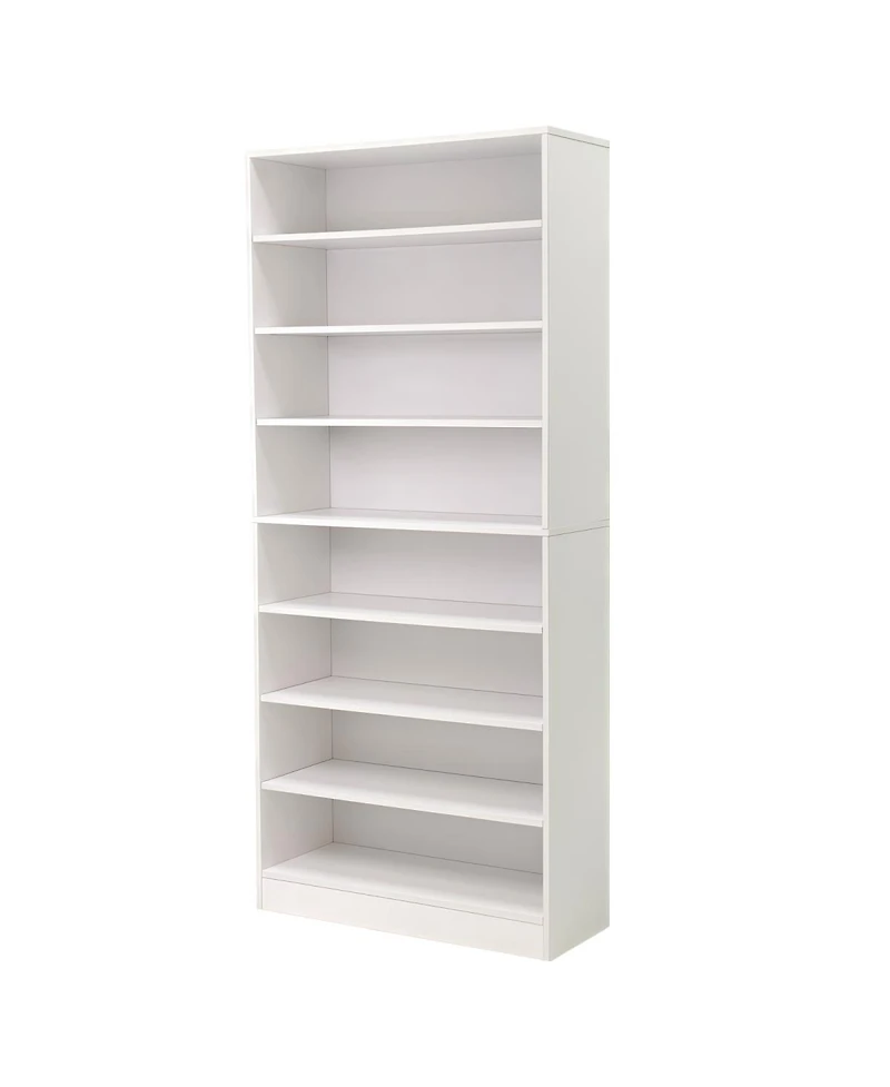 Streamdale Furniture 9-Tier Wood Shoe Cabinet with Adjustable Shelves