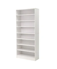 Streamdale Furniture 9-Tier Wood Shoe Cabinet with Adjustable Shelves