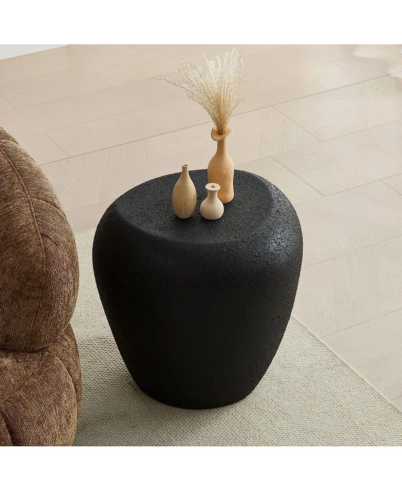 Streamdale Furniture Irregular Fiberglass Side Table