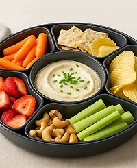 Abode Homewares Divided 8-Pc. Lazy Susan Serving Set