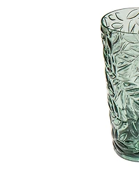 Abode Homewares Embossed Leaf Acrylic Drinking Glasses