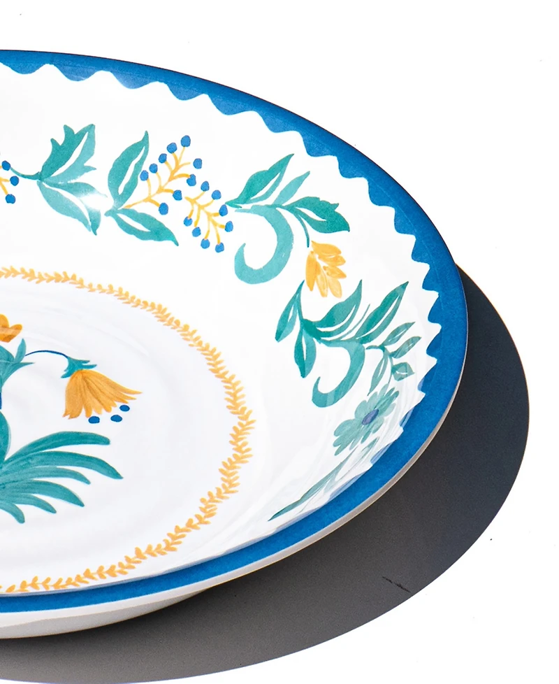 Abode Homewares Montelupo 13.8" Melamine Serving Bowl