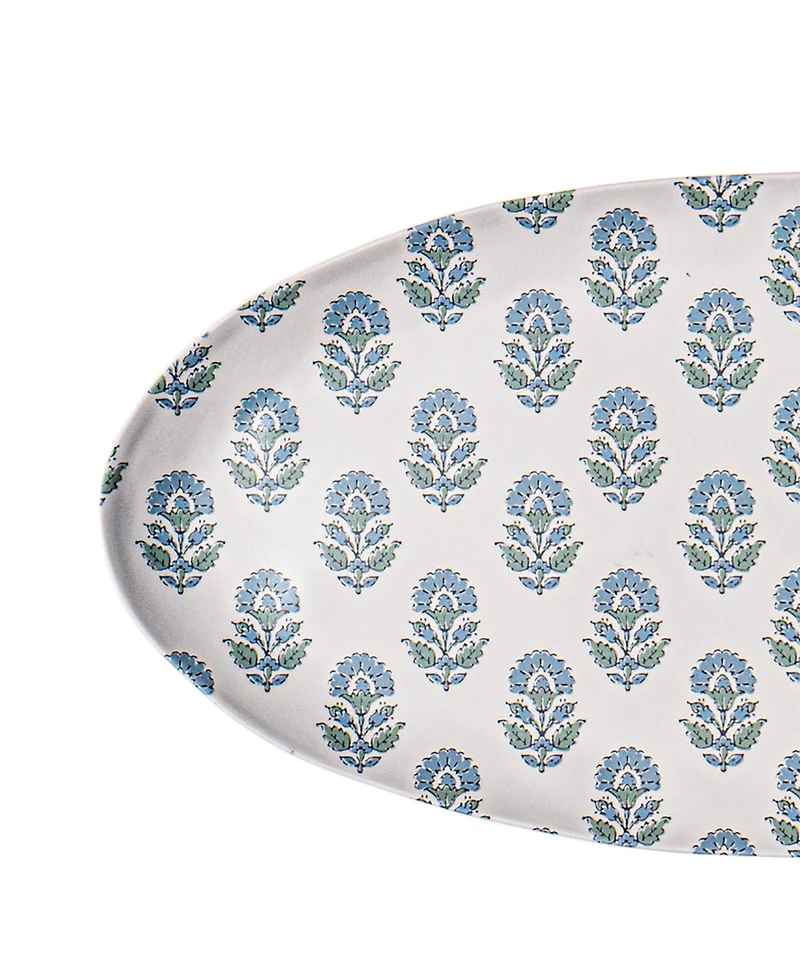 Abode Homewares Kashmir Melamine 8.3" Oval Serving Platter