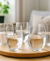 Abode Homewares Quatro Acrylic Stemless Wine Glasses, Set of 6