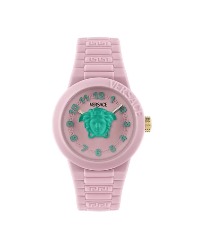 Versace Kid's V-Pop Pink Silicone Strap Watch 34mm