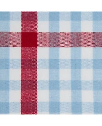 Design Imports Liberty Plaid Fringed Napkins, Set of 4