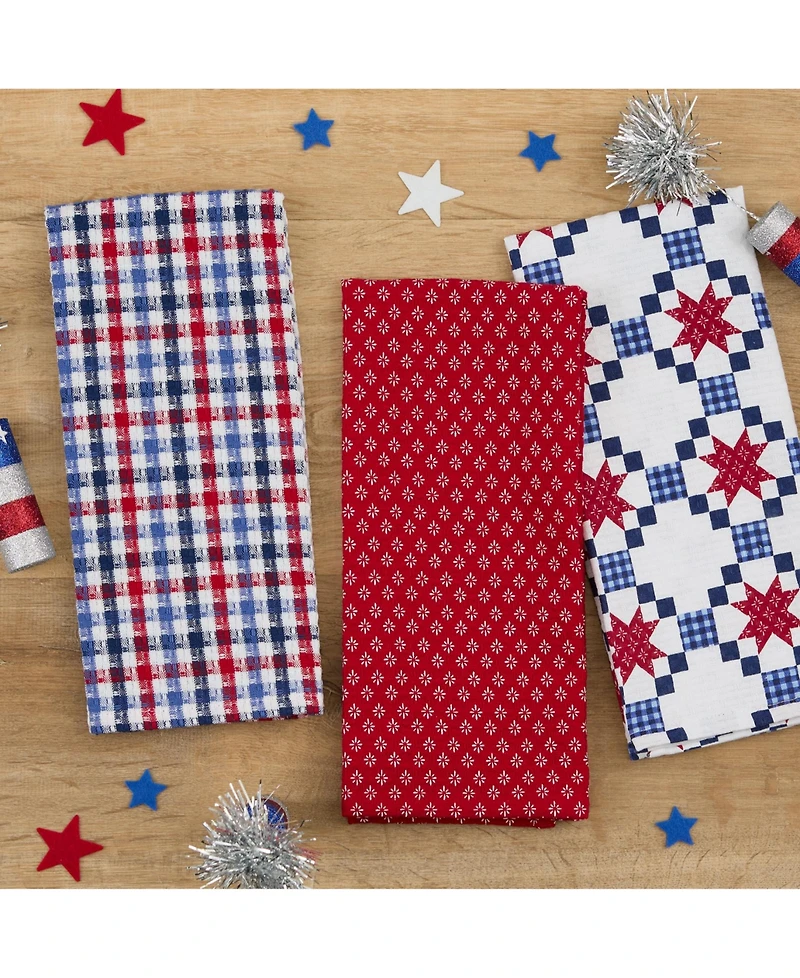 Design Imports Patriotic Dishtowel Gift Set